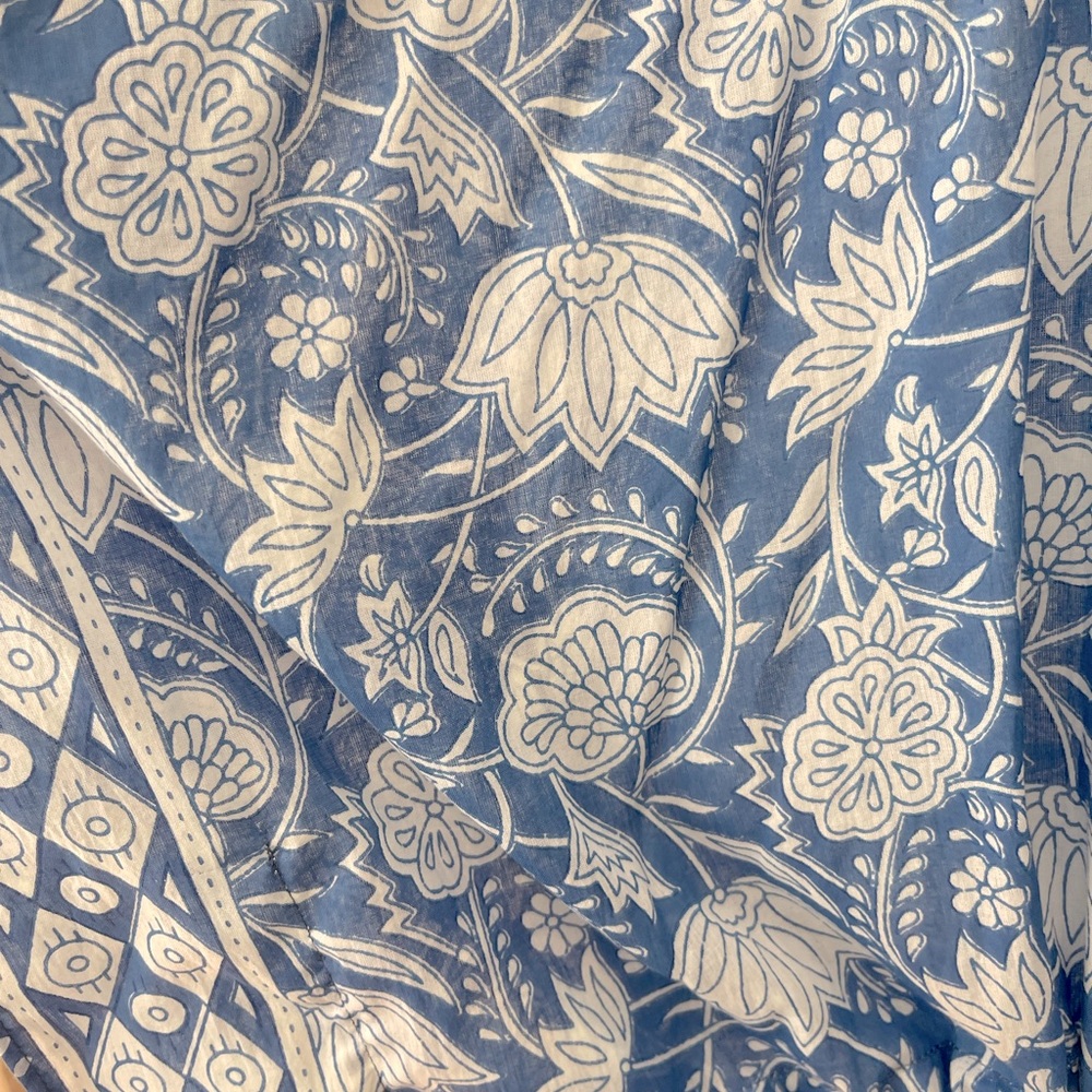 Beautiful blue Beach cover up - Picture 4 of 5
